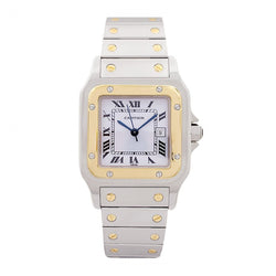 Montre CARTIER "Santos" en or jaune et acier - Castafiore