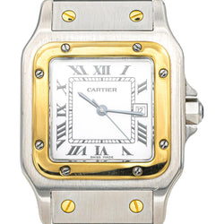 Montre CARTIER "Santos" en or jaune et acier - Castafiore