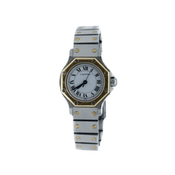 Montre CARTIER "Santos" en or jaune et acier - Castafiore