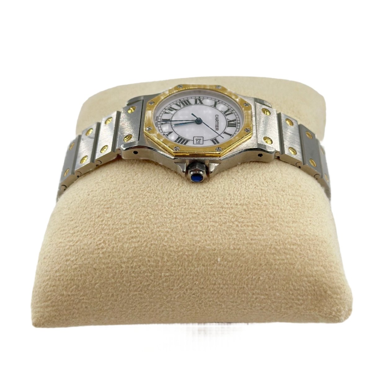 Montre CARTIER "Santos" en or jaune et acier - Castafiore