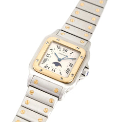 Montre CARTIER "Santos" GM en or jaune et acier - Castafiore