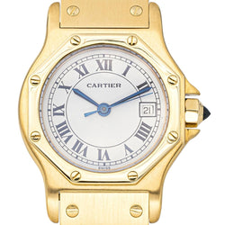 Montre CARTIER "Santos Octogonale" en or jaune - Castafiore