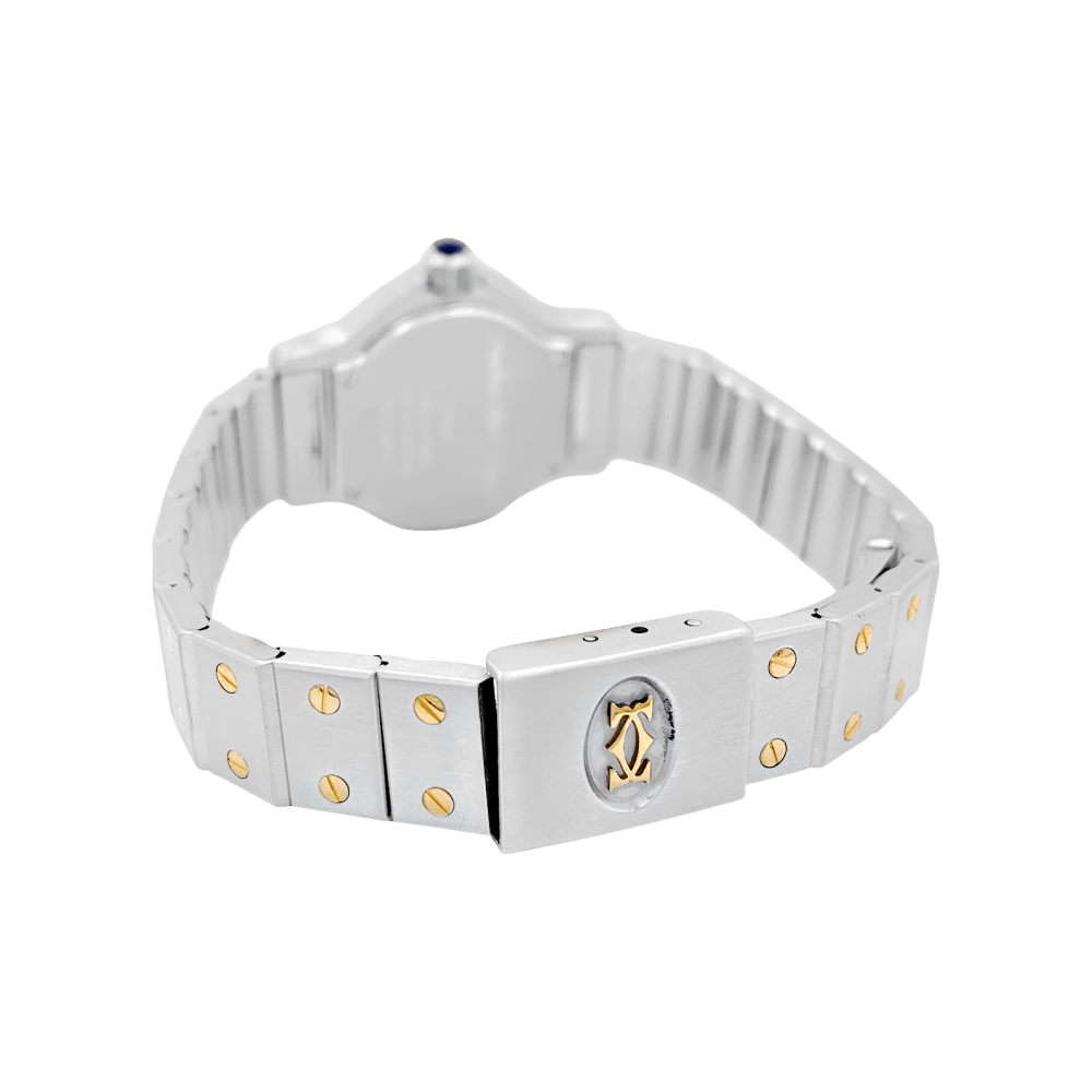 Montre CARTIER "Santos Octogonale" en or jaune et acier - Castafiore