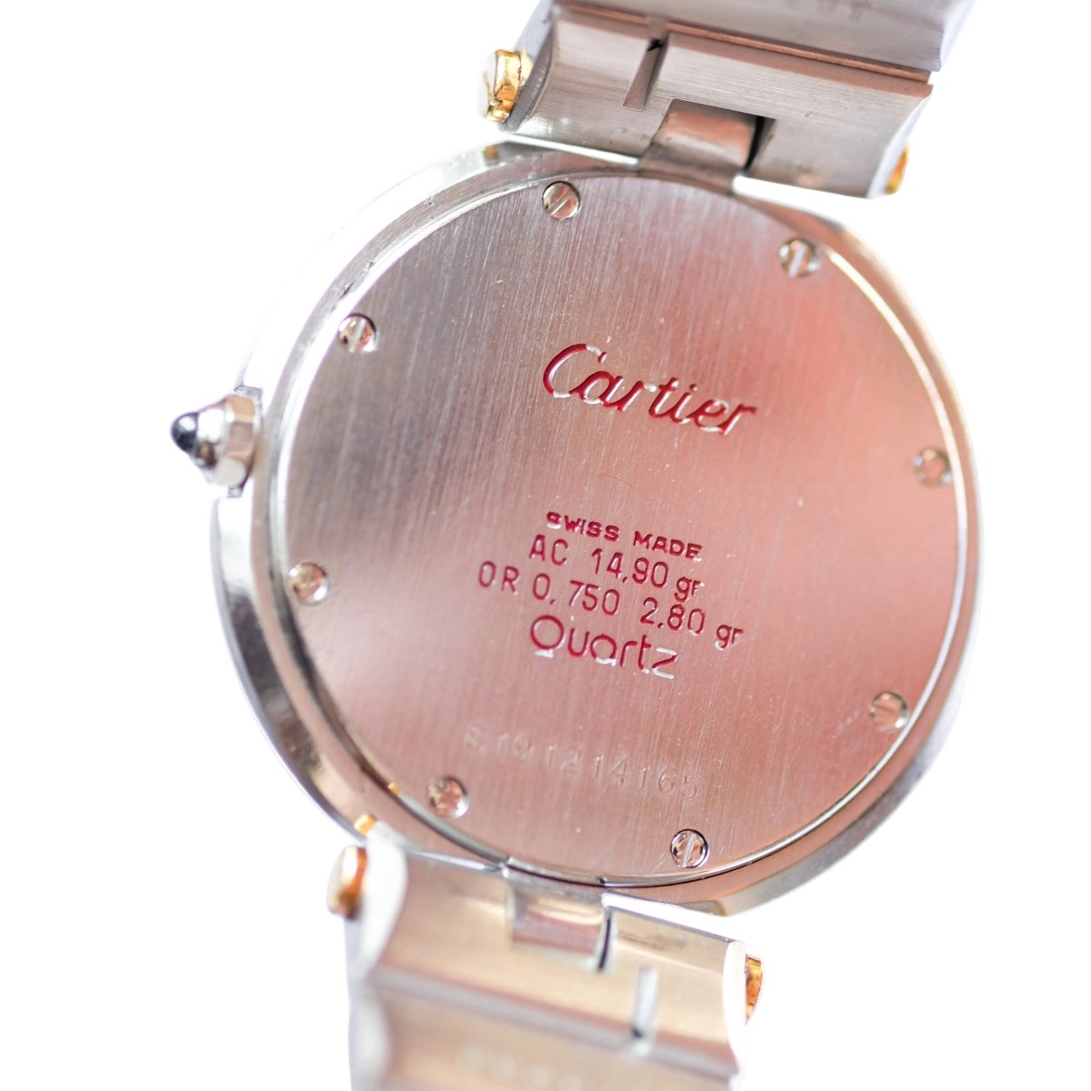 Montre CARTIER "Santos Vendôme" en or jaune et acier - Castafiore