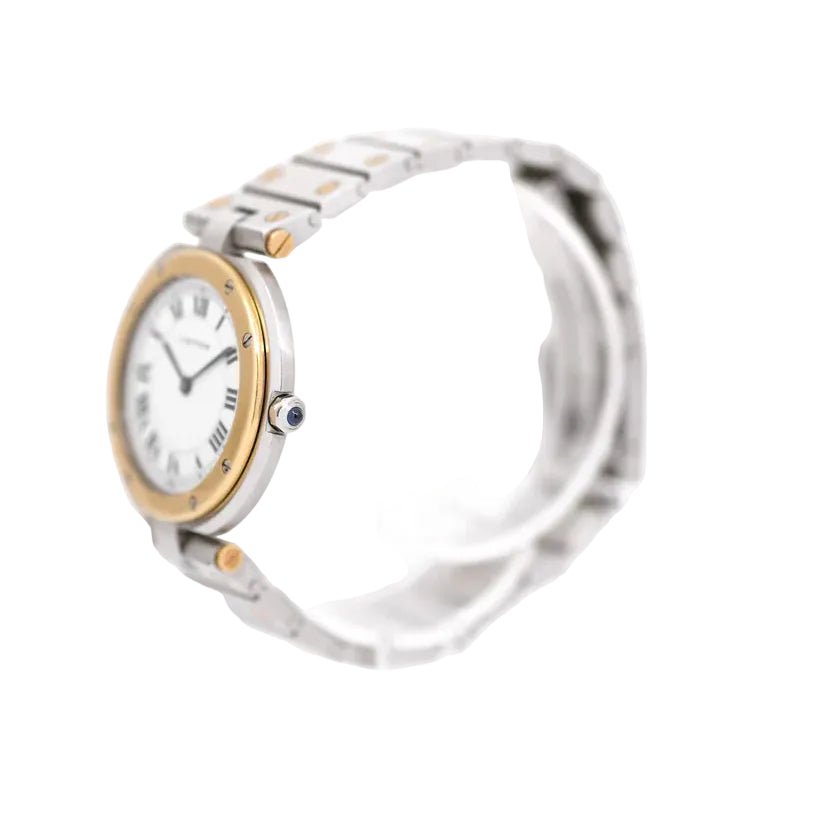 Montre CARTIER "Santos Vendôme" en or jaune et acier - Castafiore