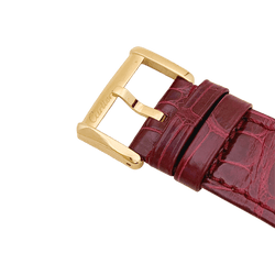 Montre CARTIER "Tank Divan" en or jaune, argent, acier et diamants - Castafiore