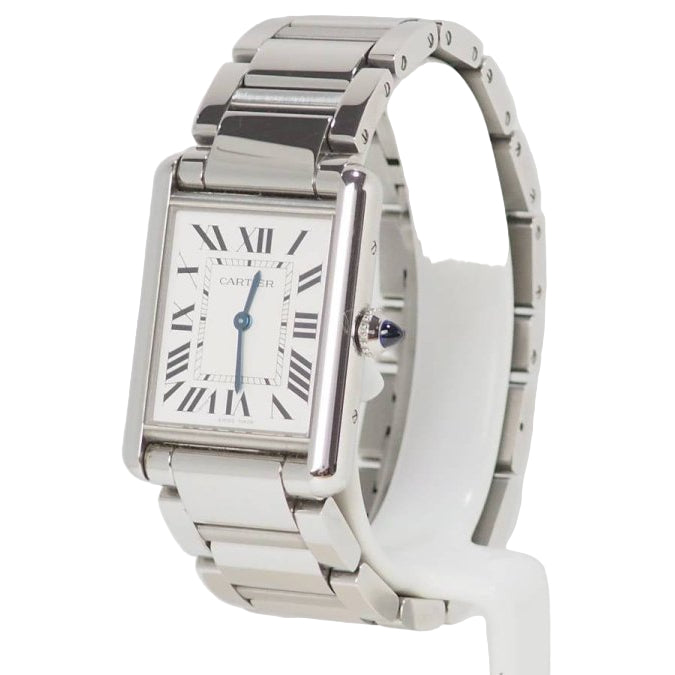 Montre Cartier Tank en acier - Castafiore