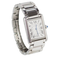 Montre Cartier Tank en acier - Castafiore