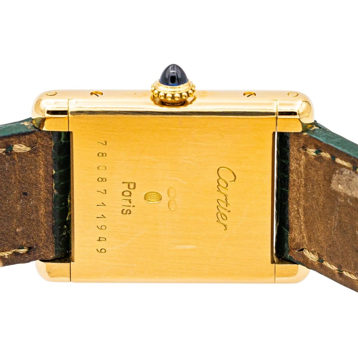 Montre CARTIER, "Tank" en or jaune - Castafiore