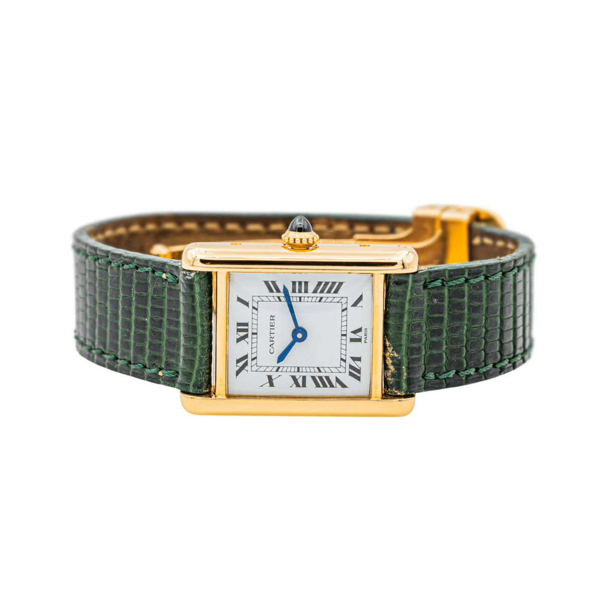 Montre CARTIER, "Tank" en or jaune - Castafiore