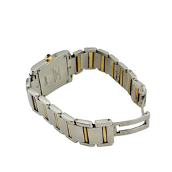 Montre CARTIER "Tank française" en or jaune et acier - Castafiore