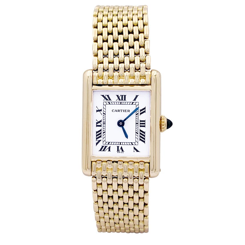 Montre CARTIER, "Tank Louis Cartier" en or jaune - Castafiore
