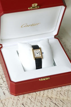 Montre Cartier Tank Louis Cartier Or Jaune 78087 - Castafiore