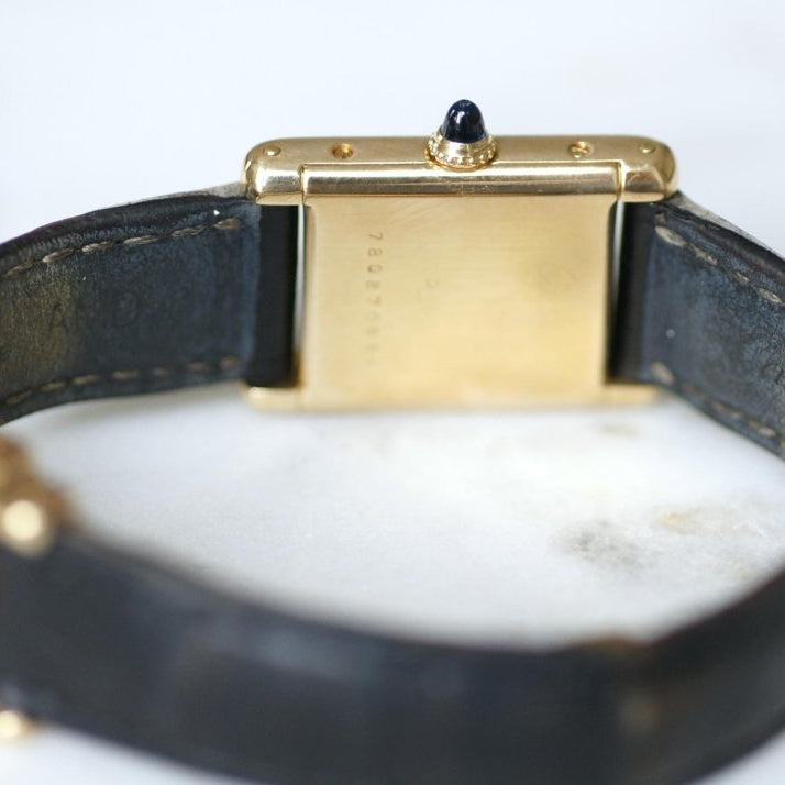Montre Cartier Tank Louis Cartier Or Jaune 78087 - Castafiore