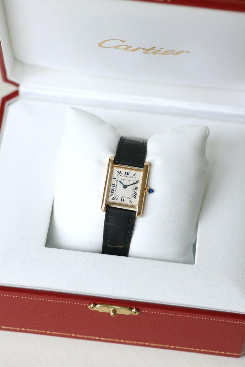 Montre Cartier Tank Louis Cartier Or Jaune 78087 - Castafiore