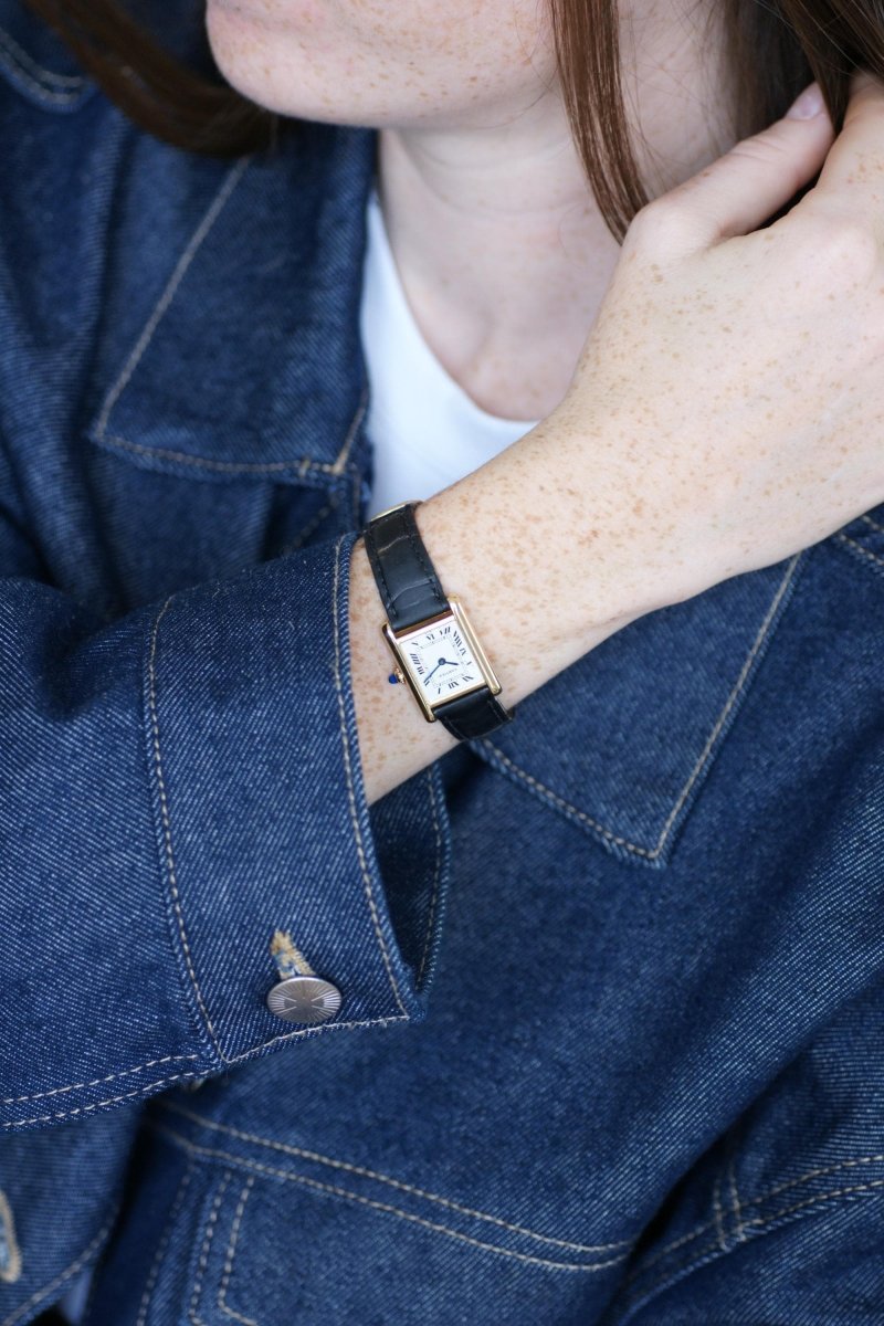 Montre Cartier Tank Louis Cartier Or Jaune 78087 - Castafiore