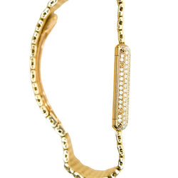 Montre CARTIER "Tank Louis" en or jaune et diamants - Castafiore