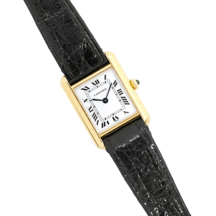 Montre CARTIER "Tank Louis Médium" en or jaune - Castafiore