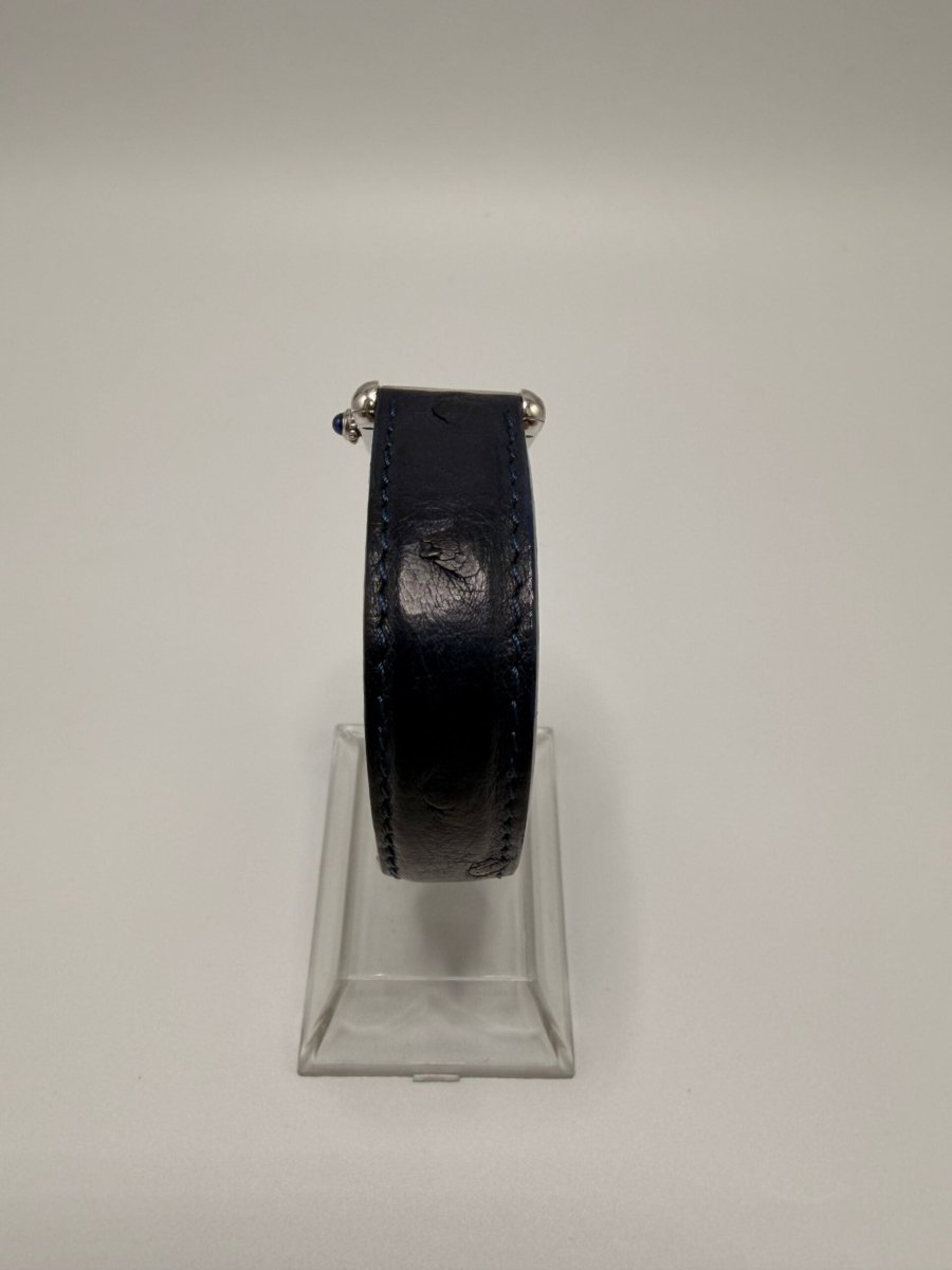 Montre CARTIER "Tank Must de Tank" en argent et cuir - Castafiore