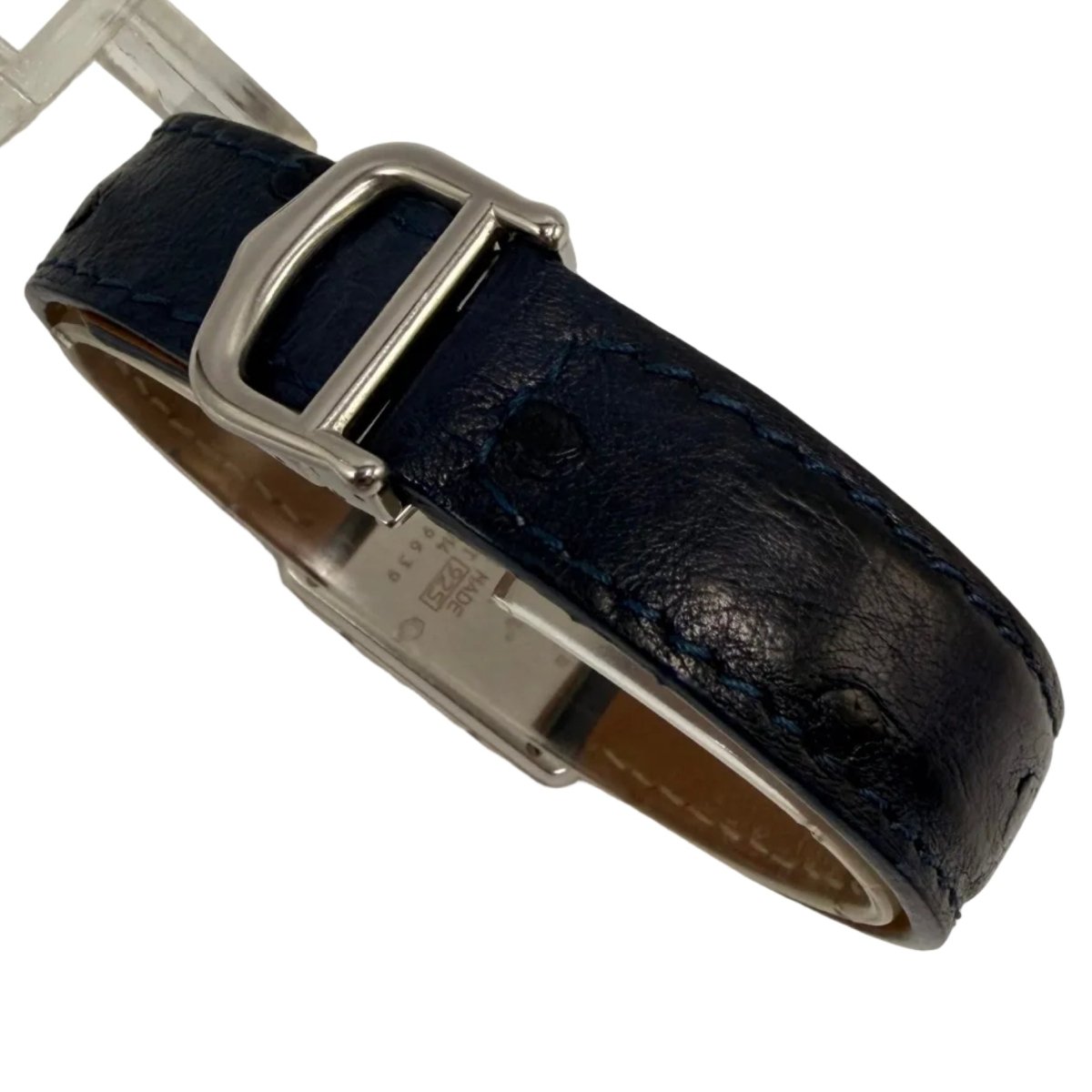 Montre CARTIER "Tank Must de Tank" en argent et cuir - Castafiore