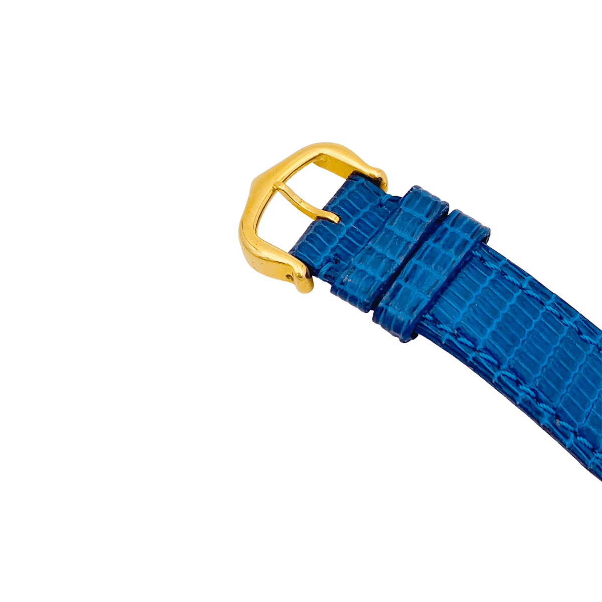 Montre CARTIER "Tank Must" en argent plaqué or et cuir - Castafiore