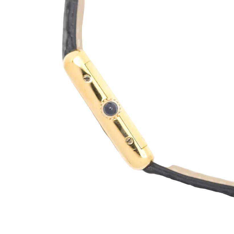 Montre CARTIER "Tank Must" PM en vermeil et cuir - Castafiore