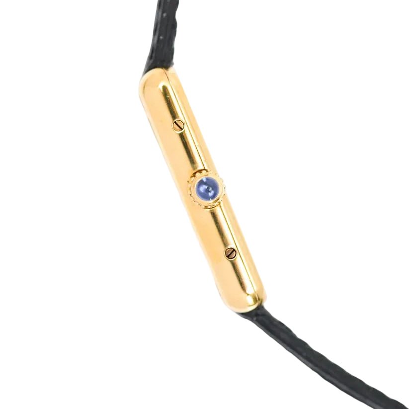 Montre CARTIER "Tank Must Trinity" en vermeil et cuir - Castafiore