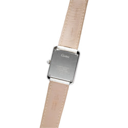 Montre CARTIER Tank solo siglée en acier - Castafiore