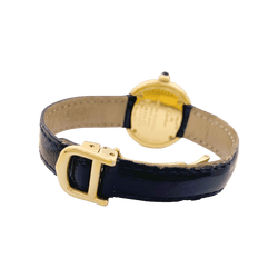 Montre CARTIER "Trinity Must" en argent, cuir et acier - Castafiore