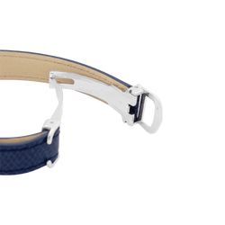 Montre CARTIER "Vendôme Must" en argent, acier et cuir - Castafiore