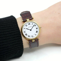 Montre CARTIER "Vendôme Trinity" en or jaune, or blanc et or rose - Castafiore