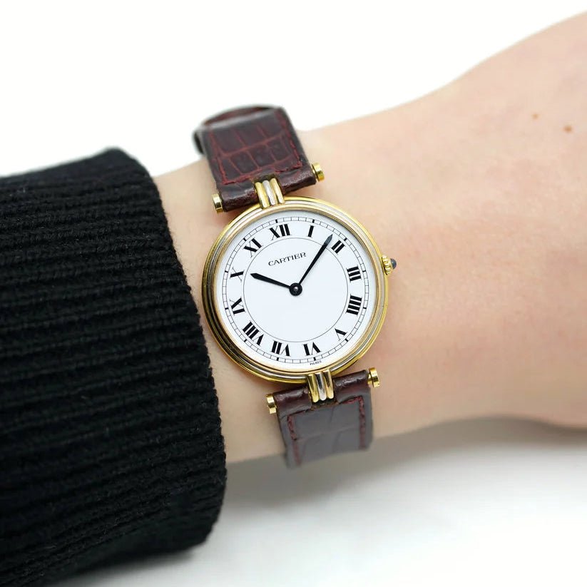 Montre CARTIER "Vendôme Trinity" en or jaune, or blanc et or rose - Castafiore