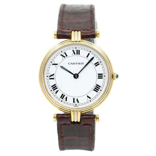 Montre CARTIER "Vendôme Trinity" en or jaune, or blanc et or rose - Castafiore