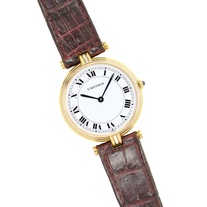Montre CARTIER "Vendôme Trinity" en or jaune, or blanc et or rose - Castafiore