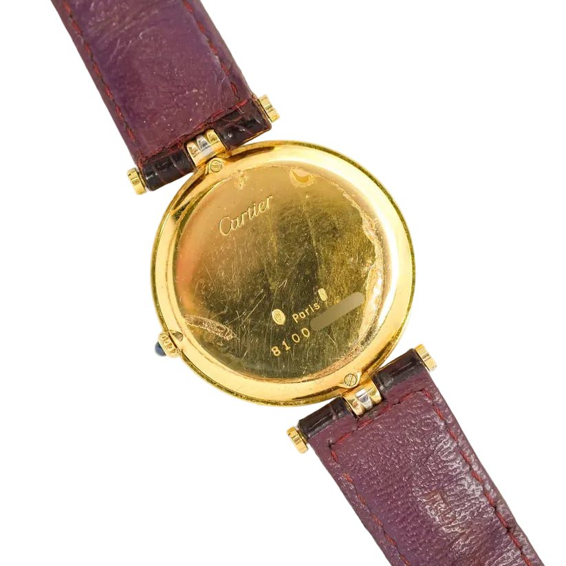 Montre CARTIER "Vendôme Trinity" en or jaune, or blanc et or rose - Castafiore