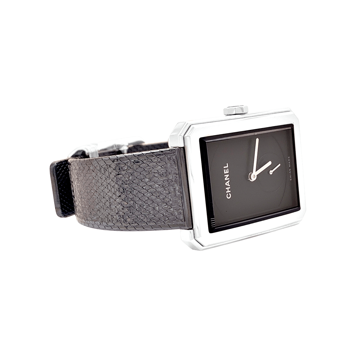 Montre CHANEL "Boy - Friend Tweed" en acier et quartz - Castafiore