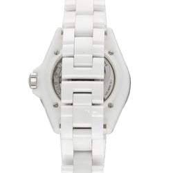 Montre CHANEL "J12" en céramique et diamants - Castafiore