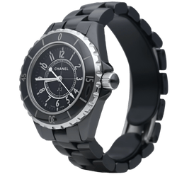 Montre CHANEL "J12" en céramique et quartz - Castafiore