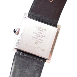 Montre CHANEL "Mademoiselle" en acier, cuir et quartz - Castafiore
