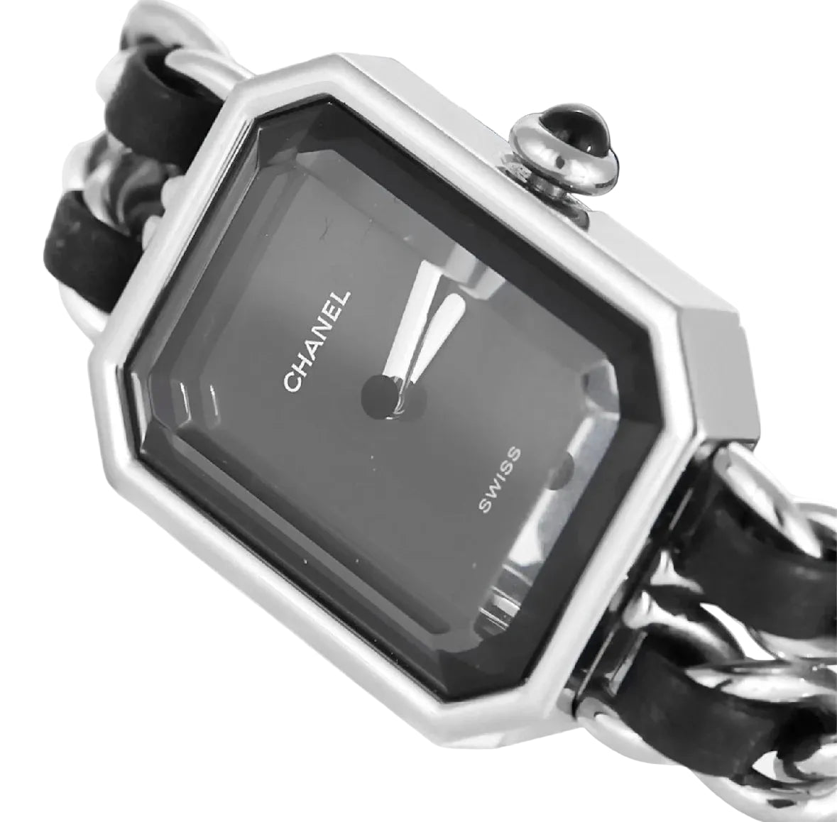 Montre CHANEL "Première" en acier et cuir - Castafiore