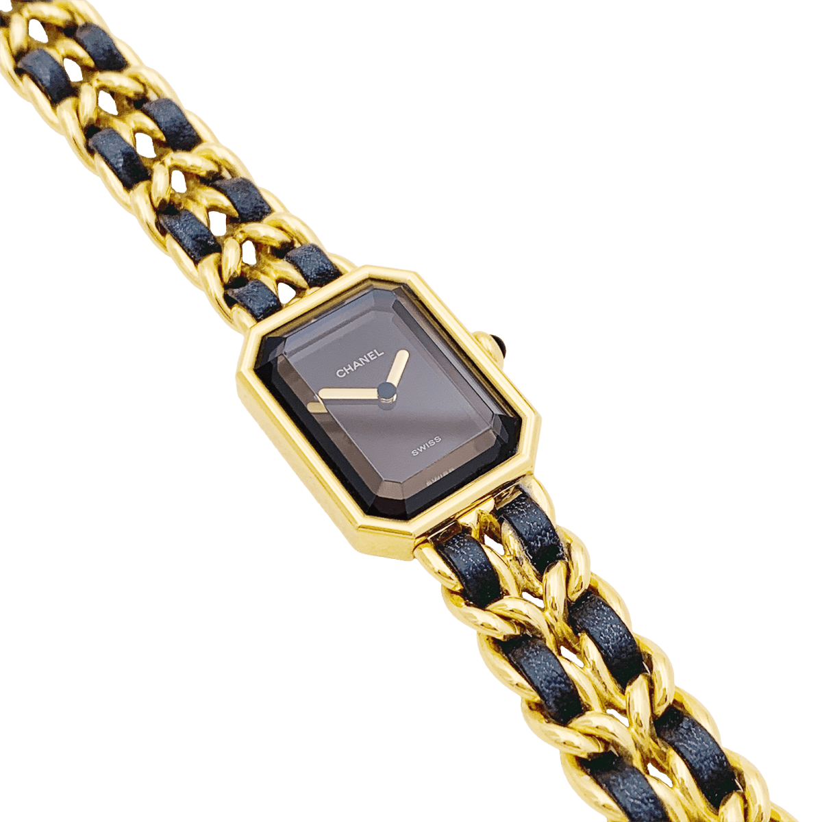 Montre CHANEL "Première" en acier et cuir - Castafiore