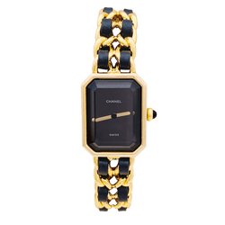 Montre CHANEL "Première" en or, acier et cuir - Castafiore