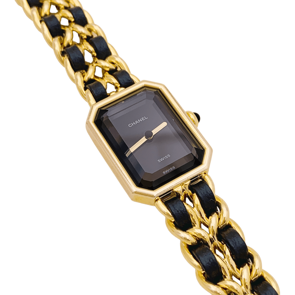 Montre CHANEL "Première" en or, acier et cuir - Castafiore