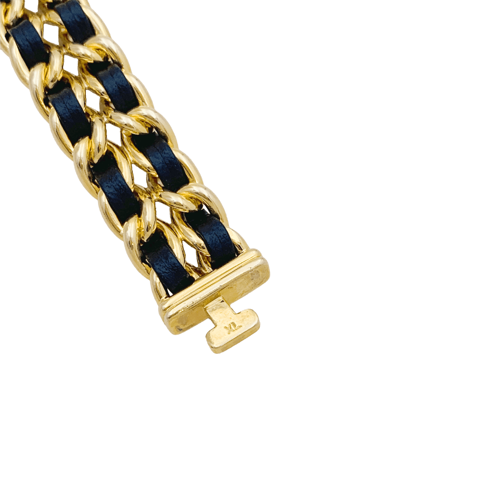 Montre CHANEL "Première" en or, acier et cuir - Castafiore