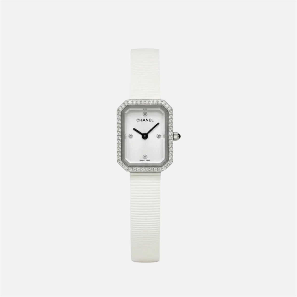 Montre CHANEL "Première Mini" en acier et nacre - Castafiore
