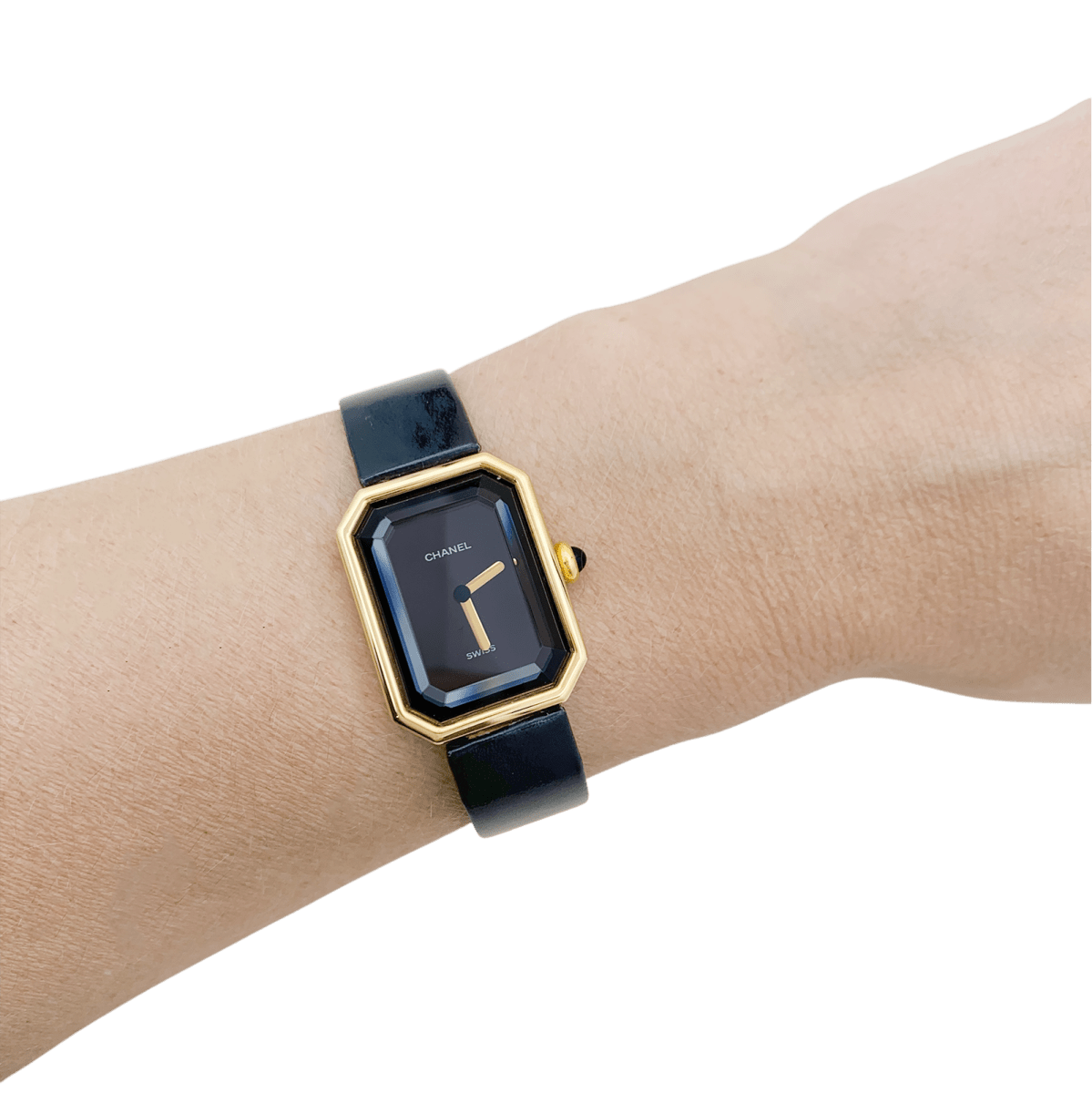Montre Chanel "Première" or jaune. - Castafiore