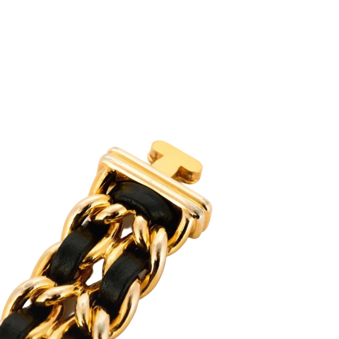 Montre CHANEL "Première" plaqué or et cuir - Castafiore