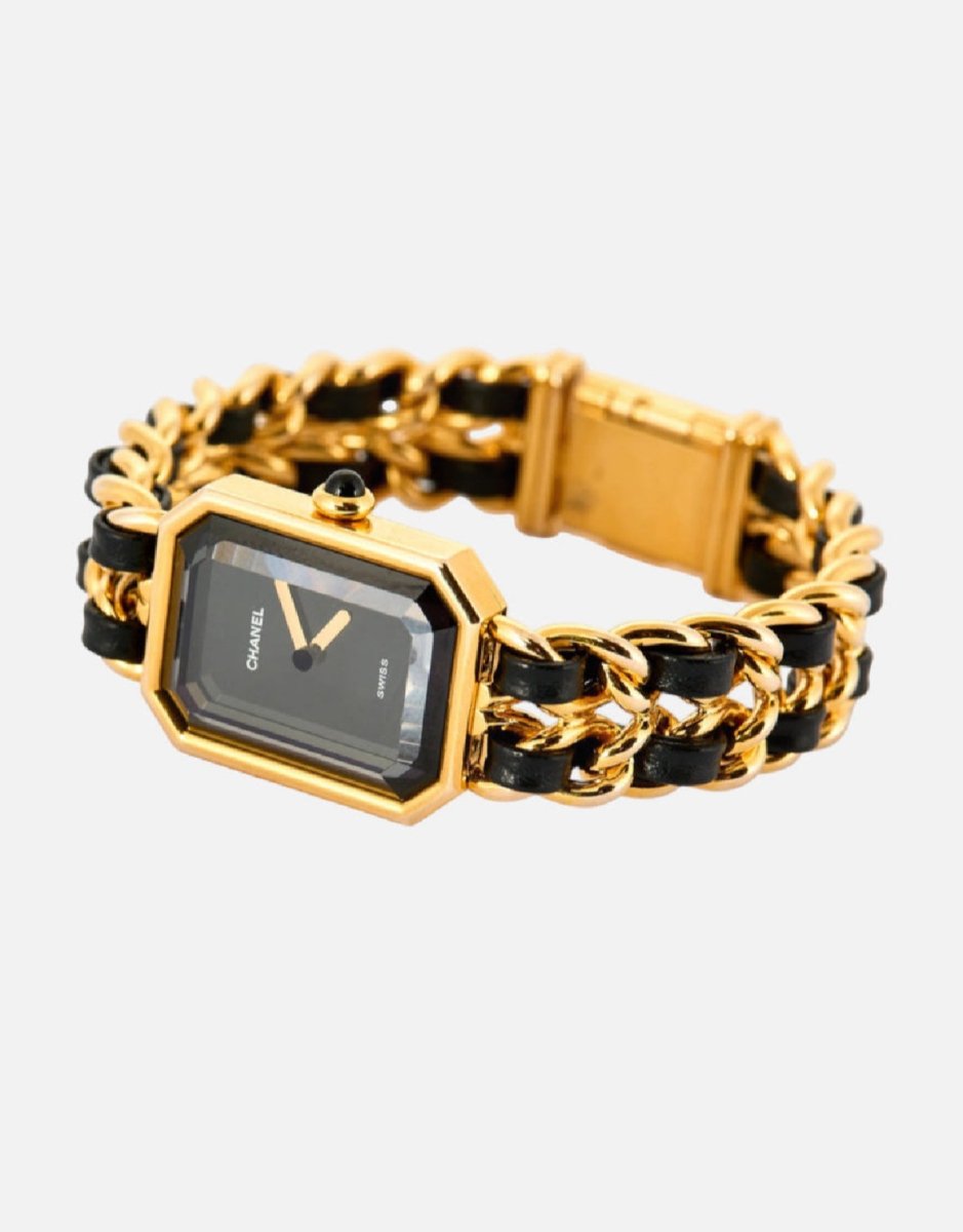 Montre CHANEL Première – Plaqué or / Taille L - Castafiore