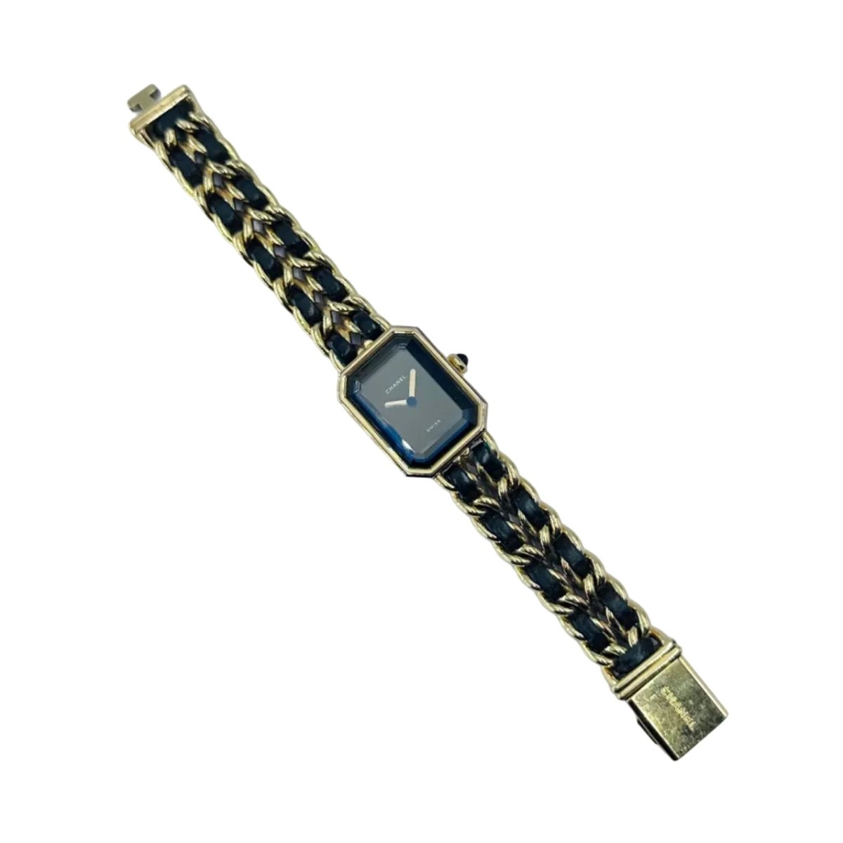 Montre CHANEL "Premlère" en plaqué et cuir - Castafiore