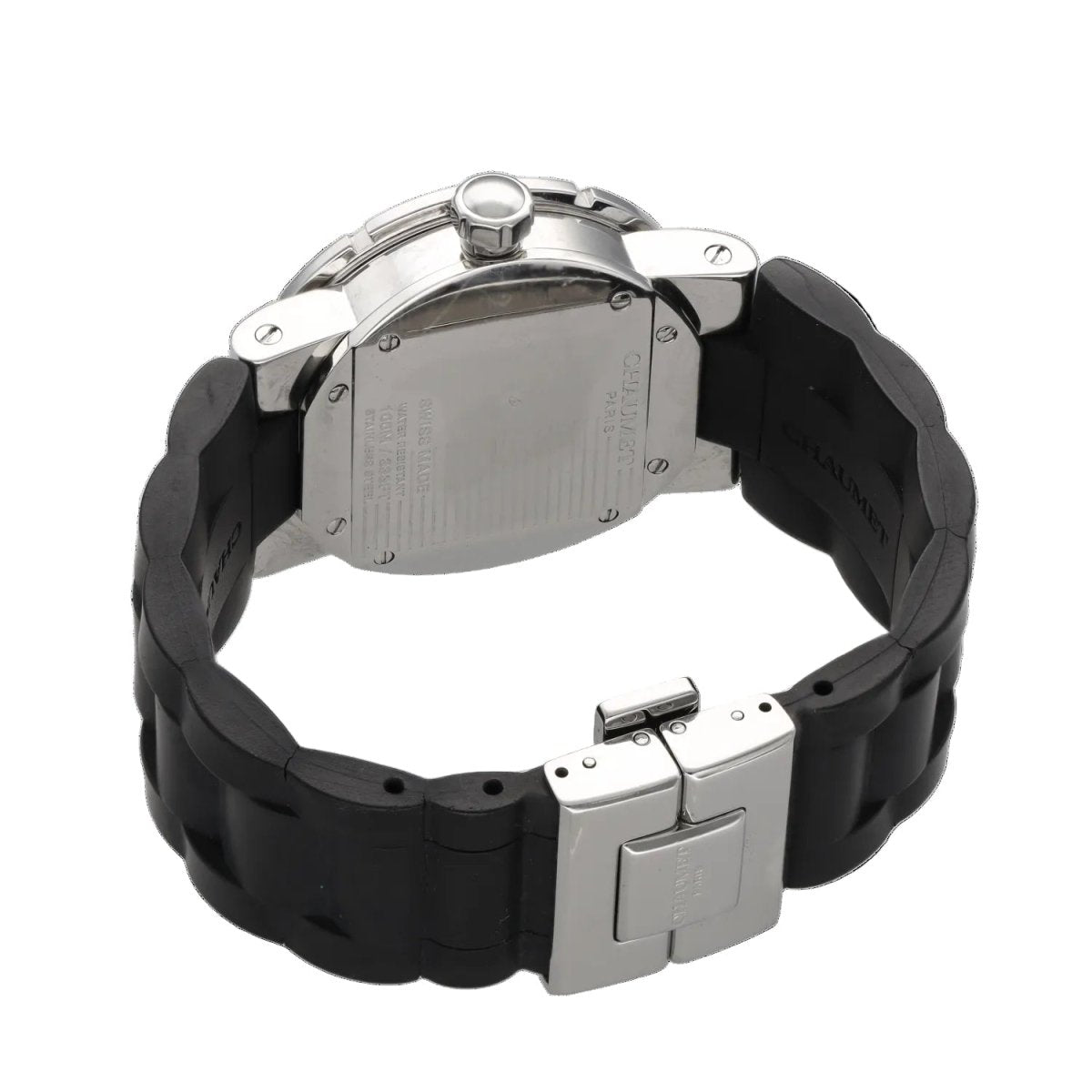 Montre CHAUMET "Class One" en acier et diamants - Castafiore